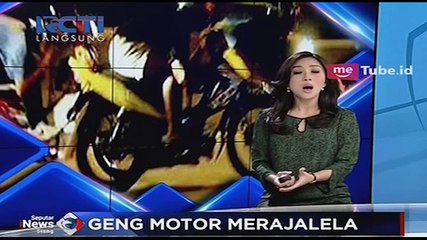 Anggota Geng Motor Jarah Toko Pakaian