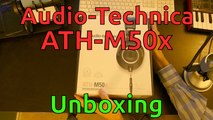 Audio-Technica ATH-M50x Unboxing