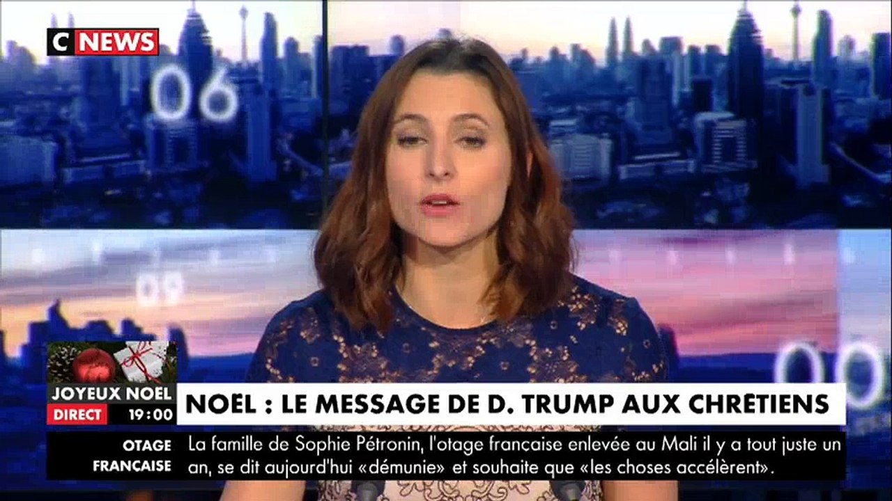 Pour Noël, Donald Trump a délivré un message aux chrétiens dans un décor très travaillé ! Regardez
