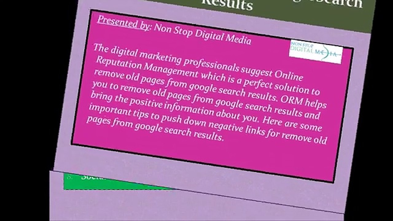 Remove Old Pages from Google Search Results