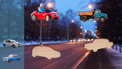 Puzzle Cars for Toddlers - truck toys for kids, car _ vehicles puzzle for kids, videos for