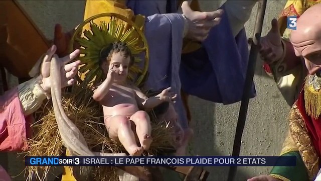 Israël : le pape François veut la paix avec la Palestine