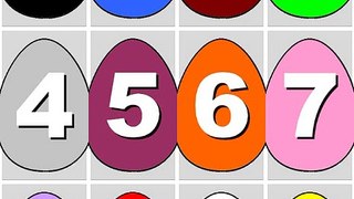 surprise egg counting - learn counting with surprise eggs for kids - video learning for c