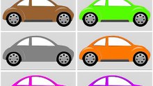 color kid - colors for children to learn with toy trains - colors videos