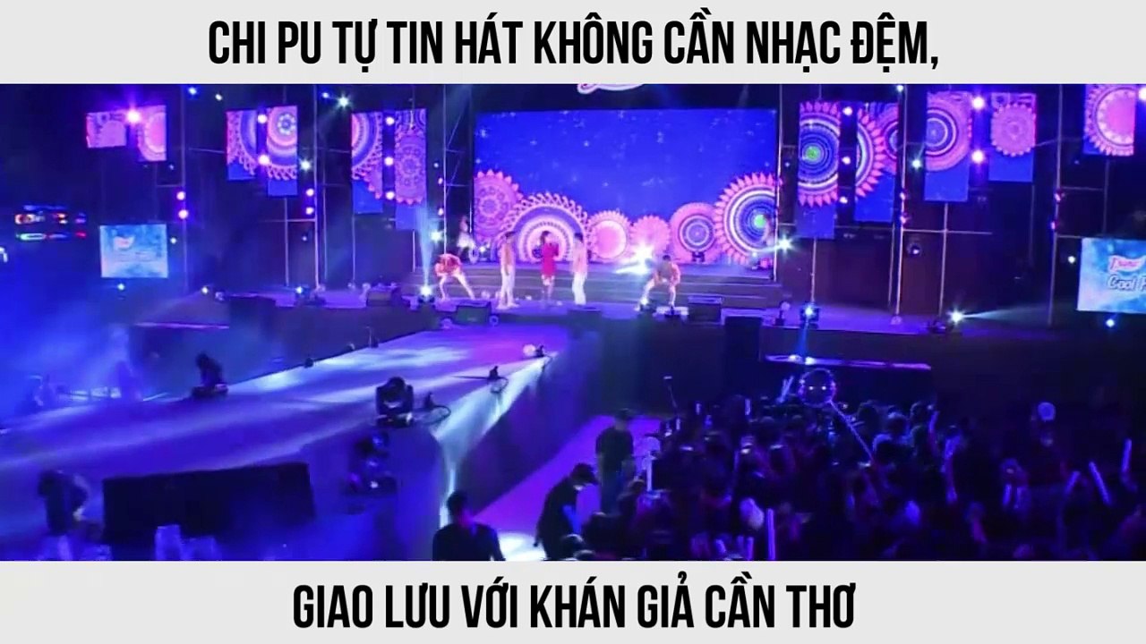 Chi Pu tự tin hát không cần nhạc đệm, giao lưu với khán giả Cần Thơ