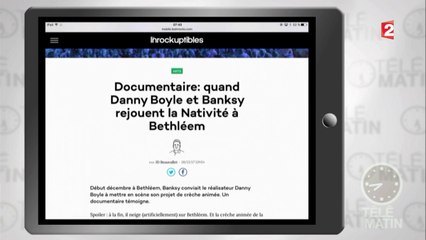 La nouvelle œuvre de Banksy à Bethléem