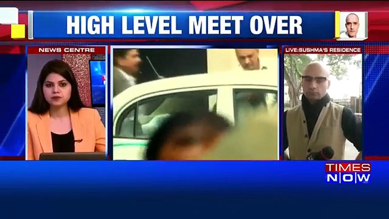 After Meeting Kulbhushan Jadhav Pakistan, Kin Meet Sushma Swaraj In Delhi