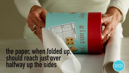 How to Wrap a Cylinder-Shaped Gift- Martha Stewart-exHgsTwiZWM
