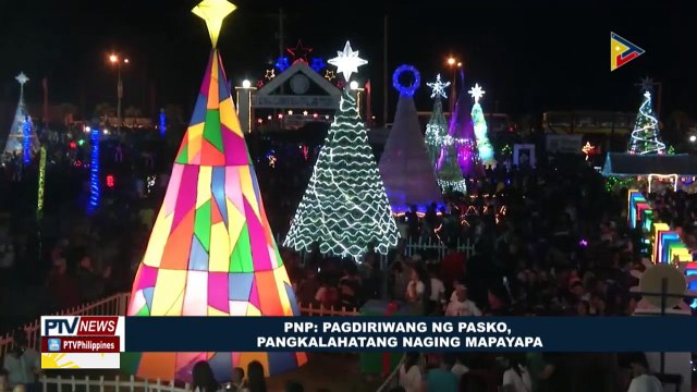 PNP: Pagdiriwang ng Pasko, pangkalahatang naging mapayapa
