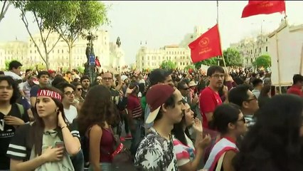 Angry protests continue in Lima over Fujimori's pardon