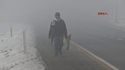 Bolu-İstanbul'dan Kudüs'e Yürüyor