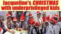 Jacqueline Fernandez celebrates CHRISTMAS with underprivileged kids; Watch Video | FilmiBeat