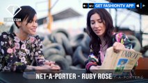 Ruby Rose NET-A-PORTER Tarot Card Reading With Girlfriend Jessica Origliasso | FashionTV | FTV