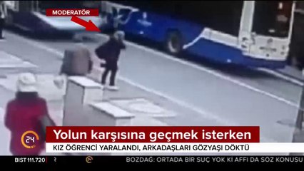 Yolun karşısına geçmek isterken