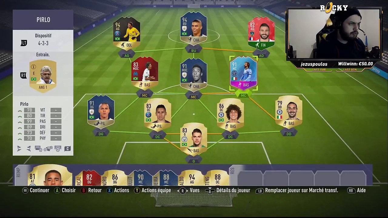 FIFA 18 - ROAD TO 100-0 - EPISODE 7 - PIRLO DO BRAZIL !