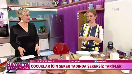 Çocuklar için şekersiz elmalı kek tarifi