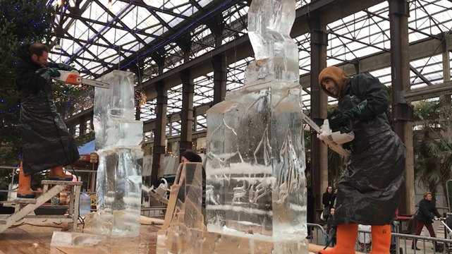 Sculpteurs sur glace