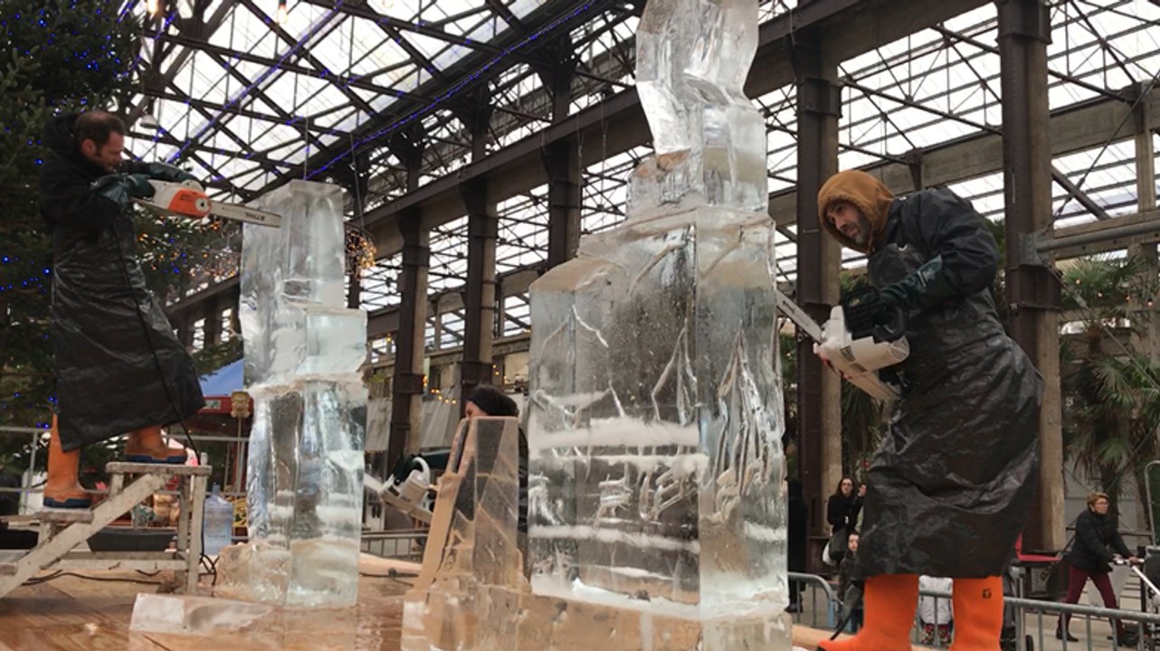 Sculpteurs sur glace