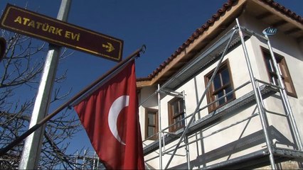Atatürk’ün evi restore çalışmaları sürüyor