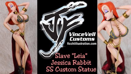 Slave Leia Jessica Rabbit Sideshow Custom Statue