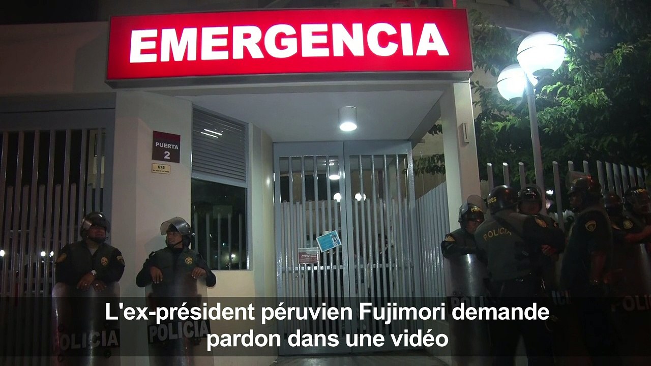 L'ex-président péruvien Fujimori demande pardon dans une vidéo