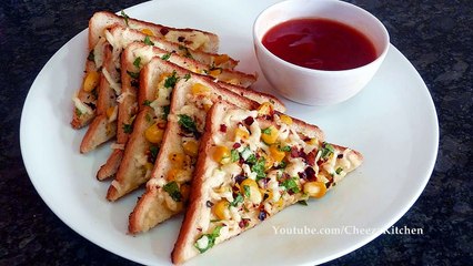 Chilli Cheese Corn Toast | Samayal Manthiram