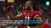 Cardinals' Larry Fitzgerald Pays Tribute to John McCain