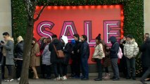 Boxing Day shopping spree in Britain