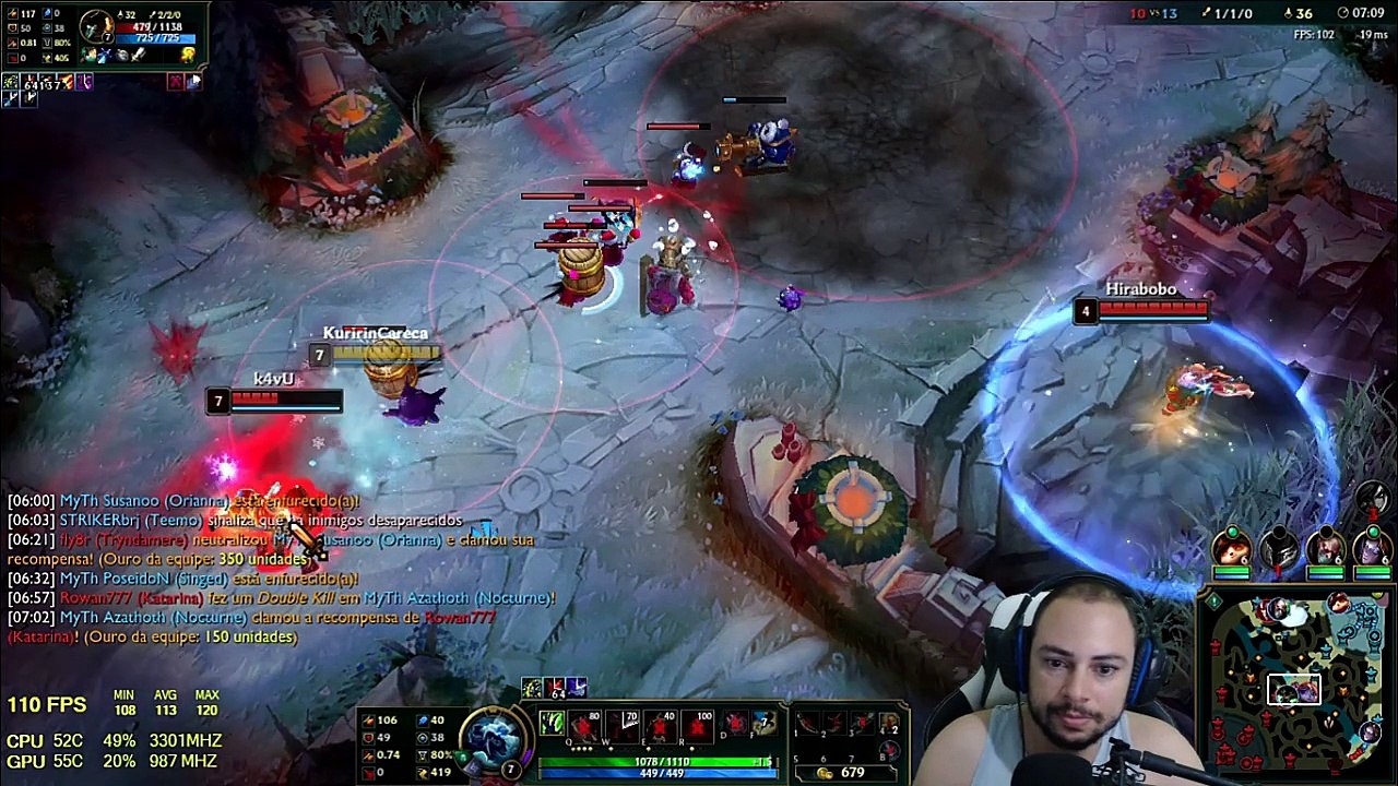 MAIS UM CAMPEÃO QUEBRADO DO URF - MAIOR DANO E MAIOR CURA DO JOGO