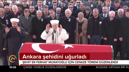 Ankara şehidini uğurladı