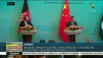 Cancilleres de China, Pakistán y Afganistán se reúnen en Beijing