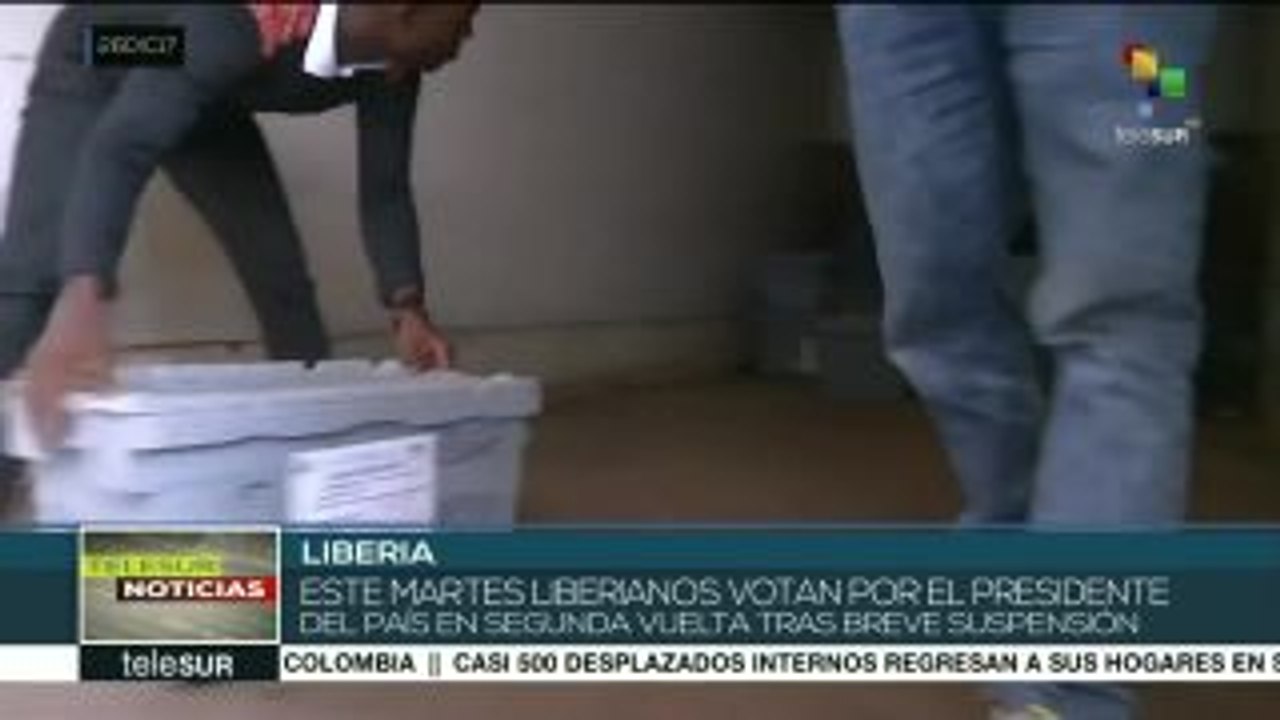 Liberia celebra la segunda vuelta de las elecciones presidenciales