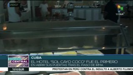 Cuba se levanta tras paso de Irma y está lista para el turismo