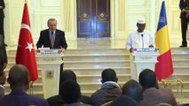 Cumhurbaşkanı Erdoğan - Çad Cumhurbaşkanı Debi ortak basın toplantısı - ENCEMİNE