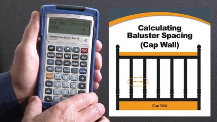 Construction Master Plus EZ Balusters (Cap Wall) How To