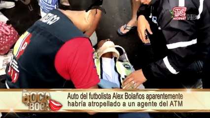 Futbolista Alex Bolaños involucrado en accidente automovilístico