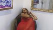 Rihanna Oozes Hotness In See-Through Red Gown On Christmas In Barbados