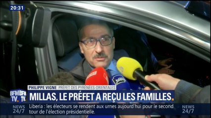 Drame de Millas: le préfet a reçu les familles de victimes