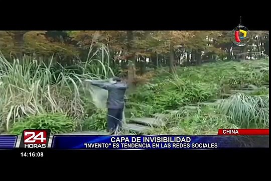 China: video de una capa de invisibilidad causa sensación