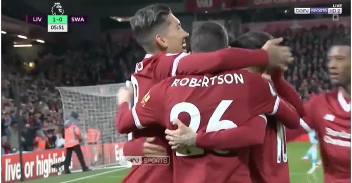 أهداف مباراة لــيفربـــول وســـوانـــزي 5-0 كاملة ((صلاح يصنع هدفين)) الدوري الإنجليزي 2017