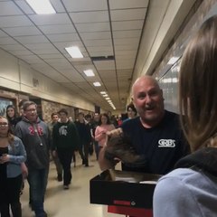 Students Surprise High School Janitor With New Boots For Christmas