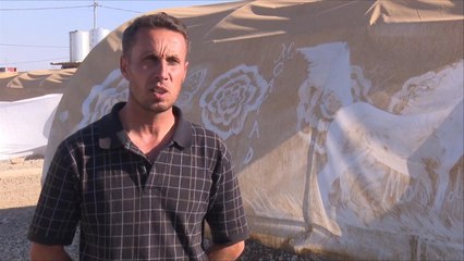 هذا الصباح- الرسم على جدران الخيام لبث الأمل