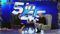 TWBA: 5 IN 45 Jasmine Curtis shares 5 things that people dont know about her