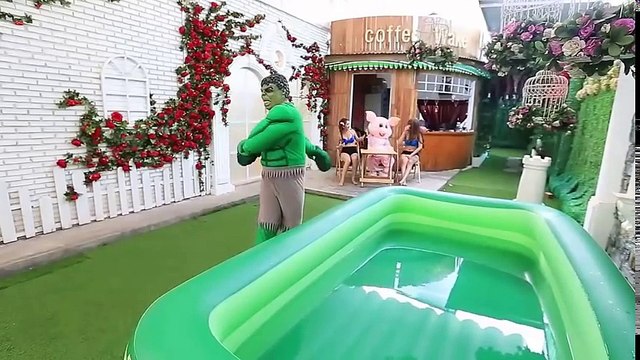 Elsa Frozen Bikini Spiderman Baby Cinderella Love Story vs Maleficent Harley Quinn Superhero IRL