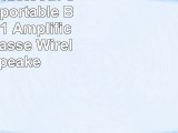 Enceinte Bluetooth Smilin 12W portable Bluetooth 41 Amplificateur de basse Wireless