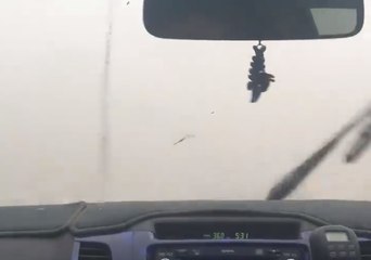 Car Gets Caught Inside Reported Tornado Southwest of Kingaroy