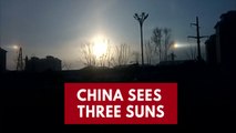 'Three Suns' appear in the sky in Northeast China