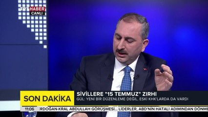 Adalet Bakanı Abdulhamit Gül TRT Haber'de soruları yanıtladı