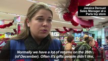 After Christmas, French people sell back gifts