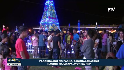 Pagdiriwang ng Pasko, pangkalahatang mapayapa ayon sa PNP